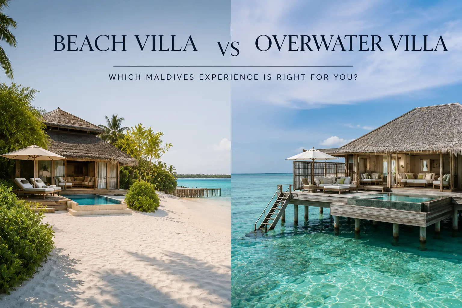 Beach Villa vs Overwater Villa: Which Maldives Experience Is Right for You?