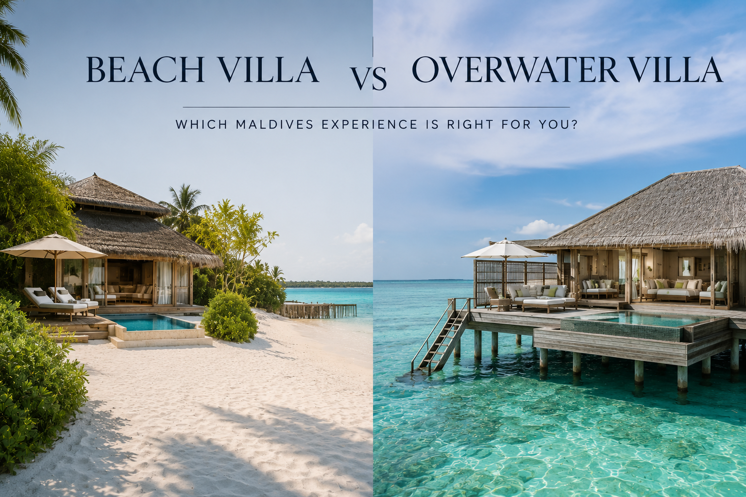 Beach Villa vs Overwater Villa: Which Maldives Experience Is Right for You?