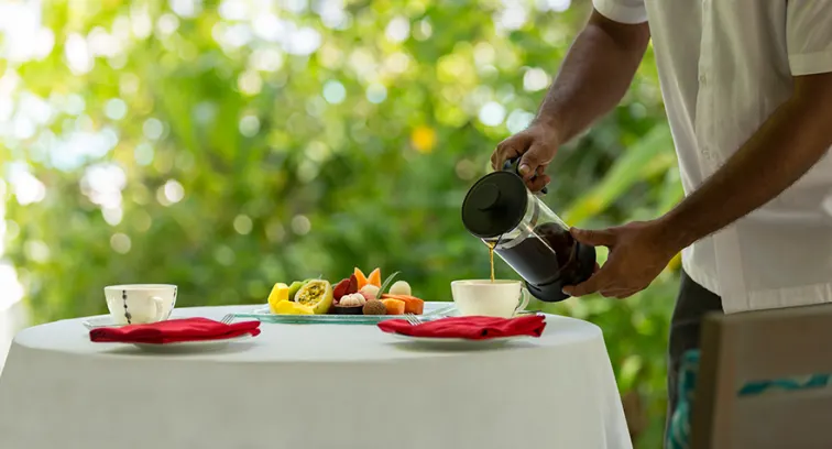 In-Villa Dining