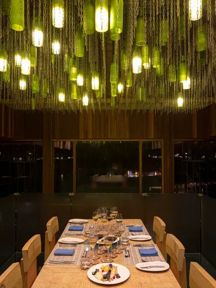 Dinner in the Altitude Wine Cellar
