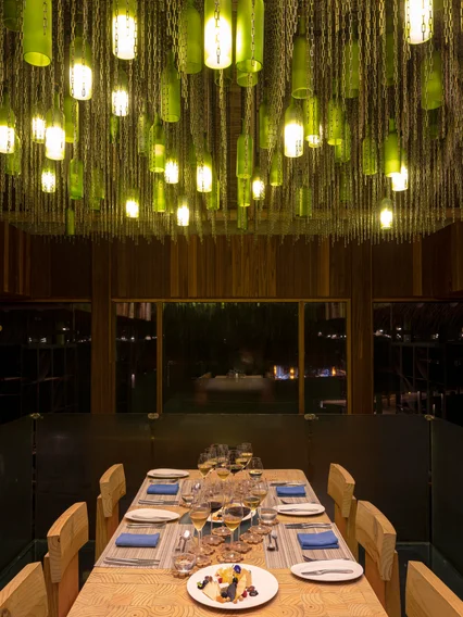 Dinner in the Altitude Wine Cellar
