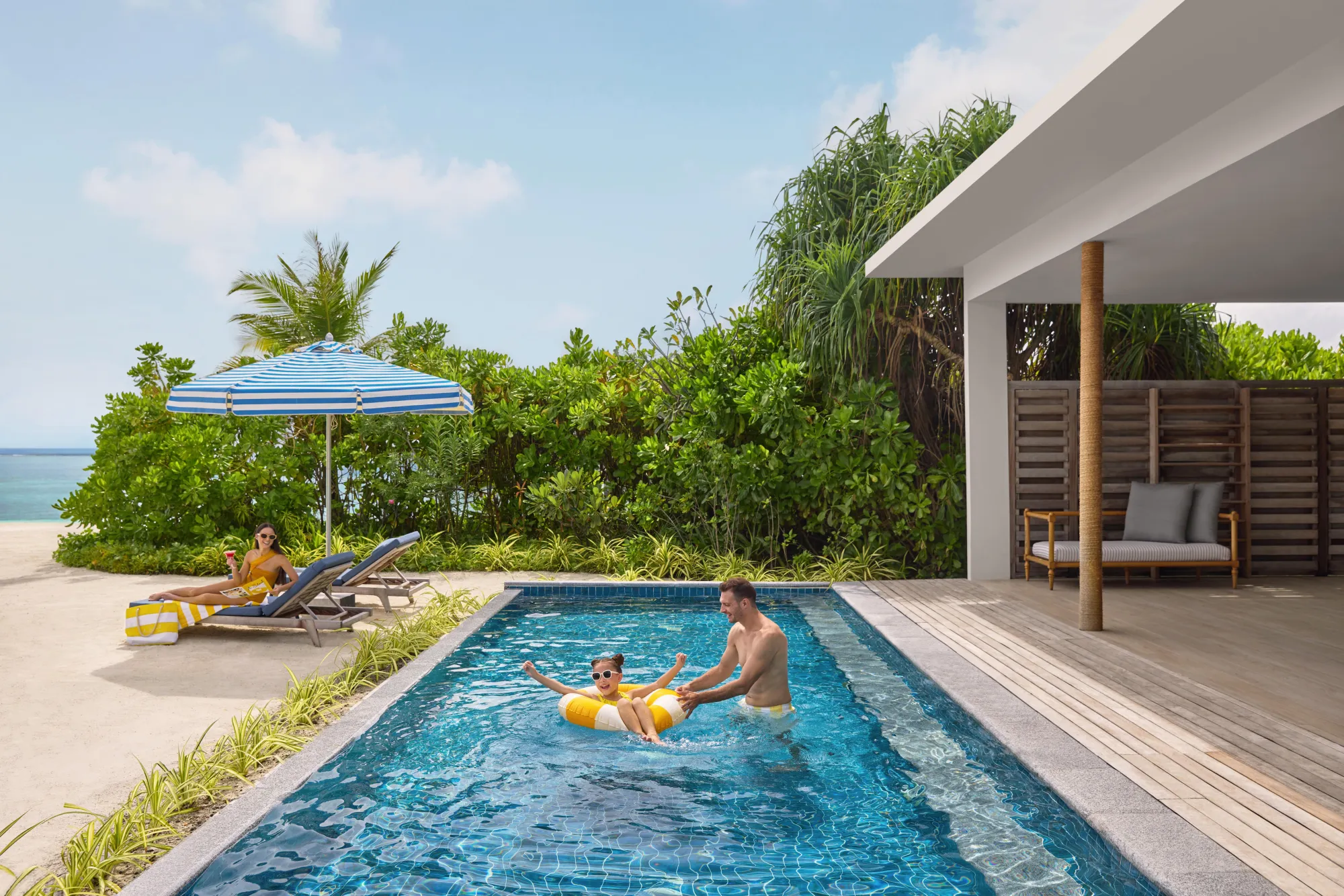 Three-Bedroom Thilamaafushi Beach Villa with pool - Photo 1