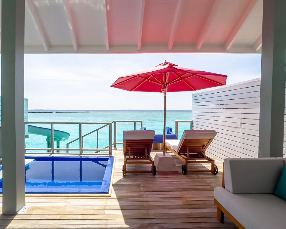 Water Villa with Pool + Slide - Photo 1